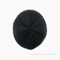 Taille de couleur personnalisée du bonnet noir